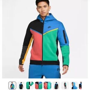 Nike tech multi colored sweatshirt